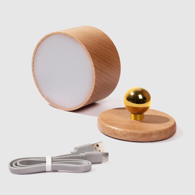 Skanto | Enkel tre USB-oppladbar berøringsmagnet LED nattlys vegglampe