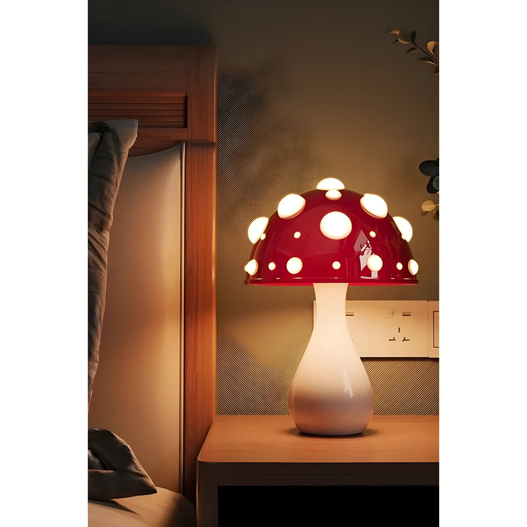 Skanto | Lampe - Dekorativ Sopp Bordlampe