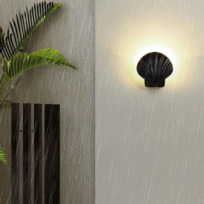 Kreativ design for utendørs bruk: Vanntett LED-vegglampe av aluminium med LED-belysning, laget av aluminium.
