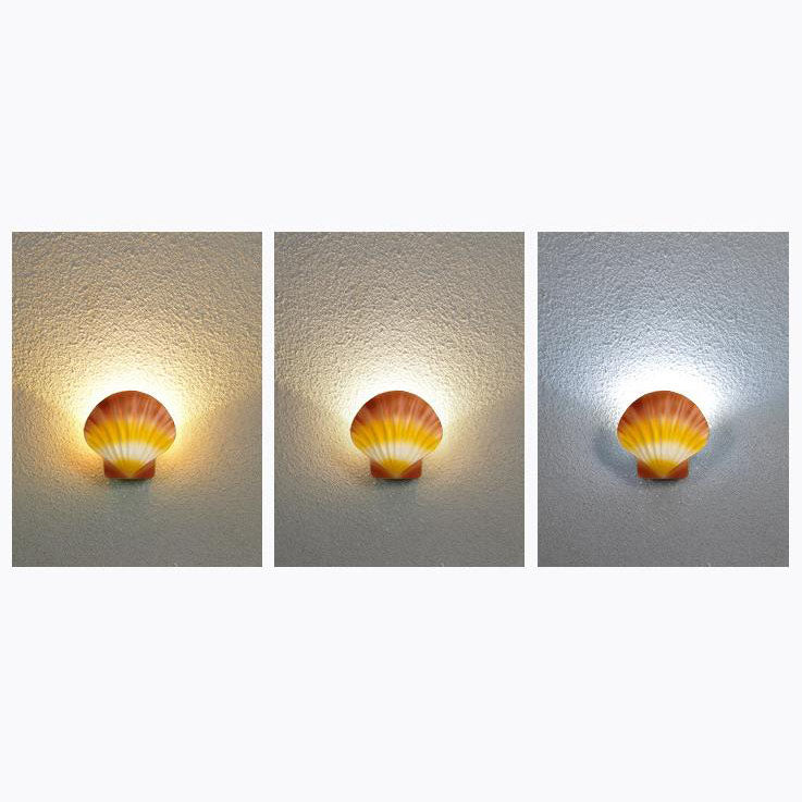Utendørs Kreativ Skall Design Aluminium LED Vanntett Vegglampe | Skanto