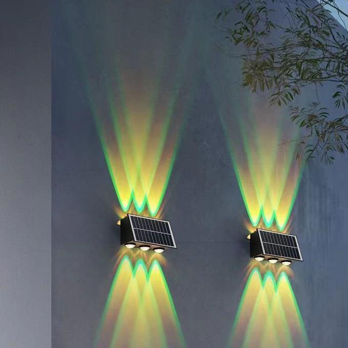 Moderne industriell sol vanntett ABS søyle LED vegglampe for utendørs terrasse | Skanto
