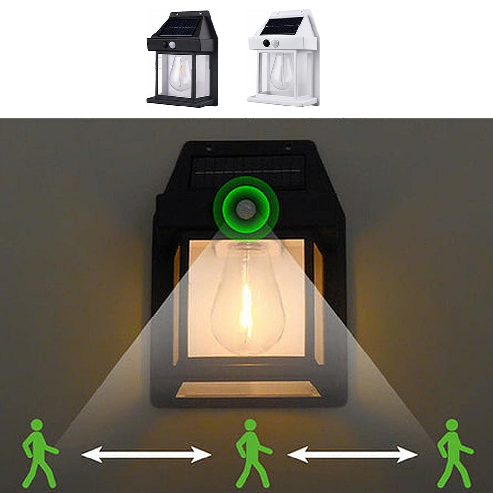 Skanto | Sensor LED Solcelle Wolfram Lyspære Solcelledrevet