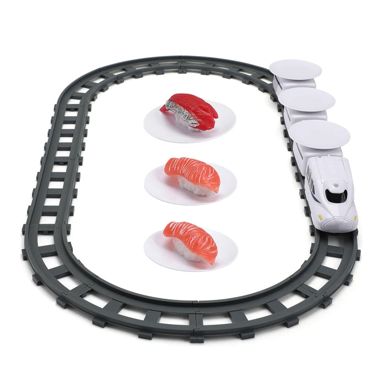 Skanto | Rotary Sushi Tog Leketog Rolle Spiller Transportbånd Sett - Batteridrevet