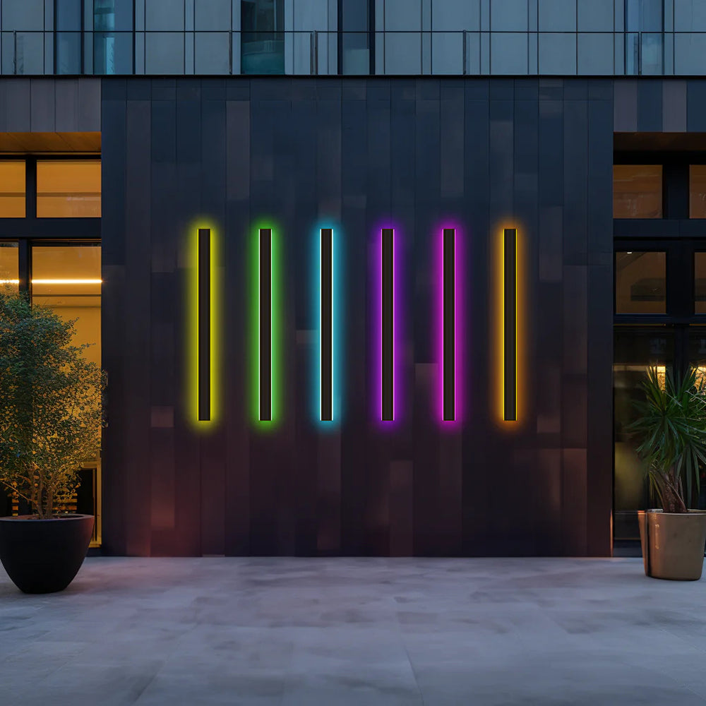 Zenith – Kompakte LED-vegglamper med metallhåndtak for innendørs og utendørs bruk, moderne design for hage og hall