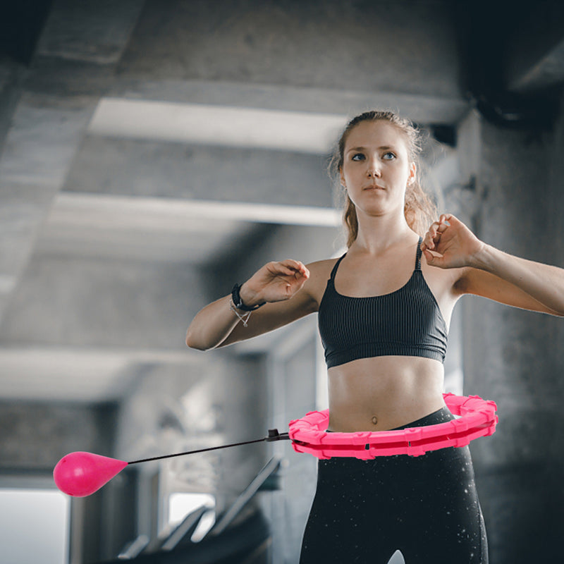 Skanto | Seksjon Justerbar Abdominal Vektet Hula Hoop - Tilgjengelig i 2 Farger
