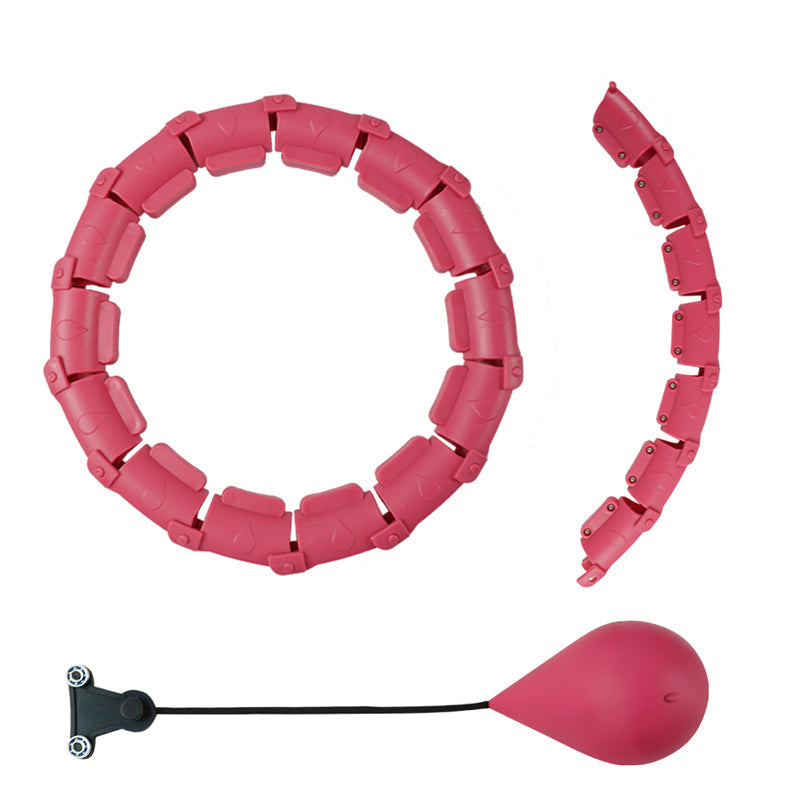 Skanto | Seksjon Justerbar Abdominal Vektet Hula Hoop - Tilgjengelig i 2 Farger