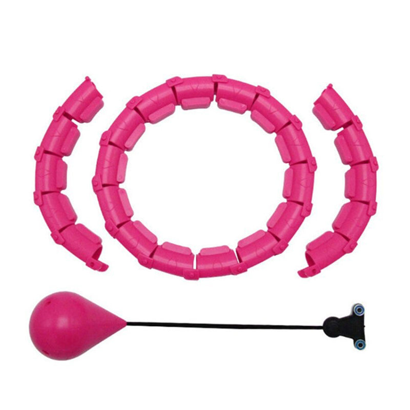 Skanto | Seksjon Justerbar Abdominal Vektet Hula Hoop - Tilgjengelig i 2 Farger