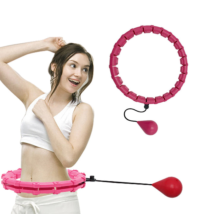 Skanto | Seksjon Justerbar Abdominal Vektet Hula Hoop - Tilgjengelig i 2 Farger