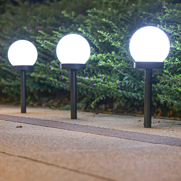 Moderne Minimalistisk Vanntett Sol Globe ABS LED Landskapslys For Hage | Skanto