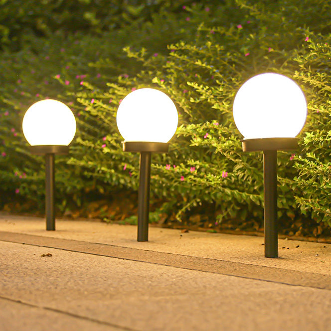 Moderne Minimalistisk Vanntett Sol Globe ABS LED Landskapslys For Hage | Skanto