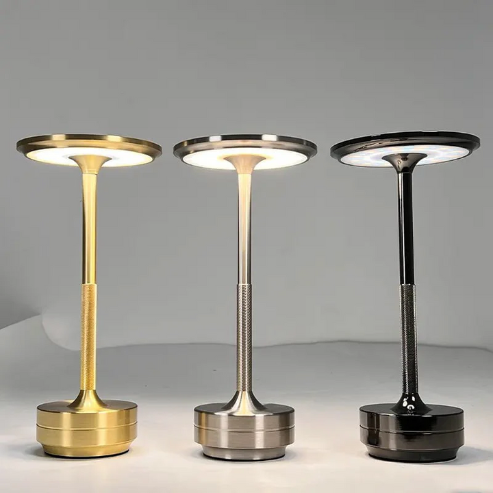 Aluminium oppladbar berøringsdimmer bordlampe | Skanto