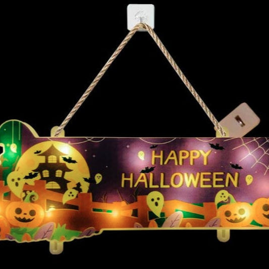 Norvo | Moderne Art Deco vanntett PVC LED Halloween dekorasjon atmosfære lys streng utendørs lys for hage