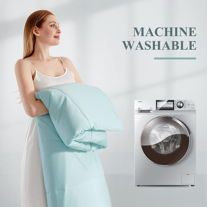 Ultra Soft Cloudy 3D Cooling Comforter Extreme Q Max 0.5-Lake Blue | Skanto
