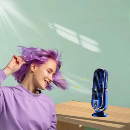 Skanto | Kompakt Høy-effekt Bærbar Desktop Vifte - USB Oppladbar