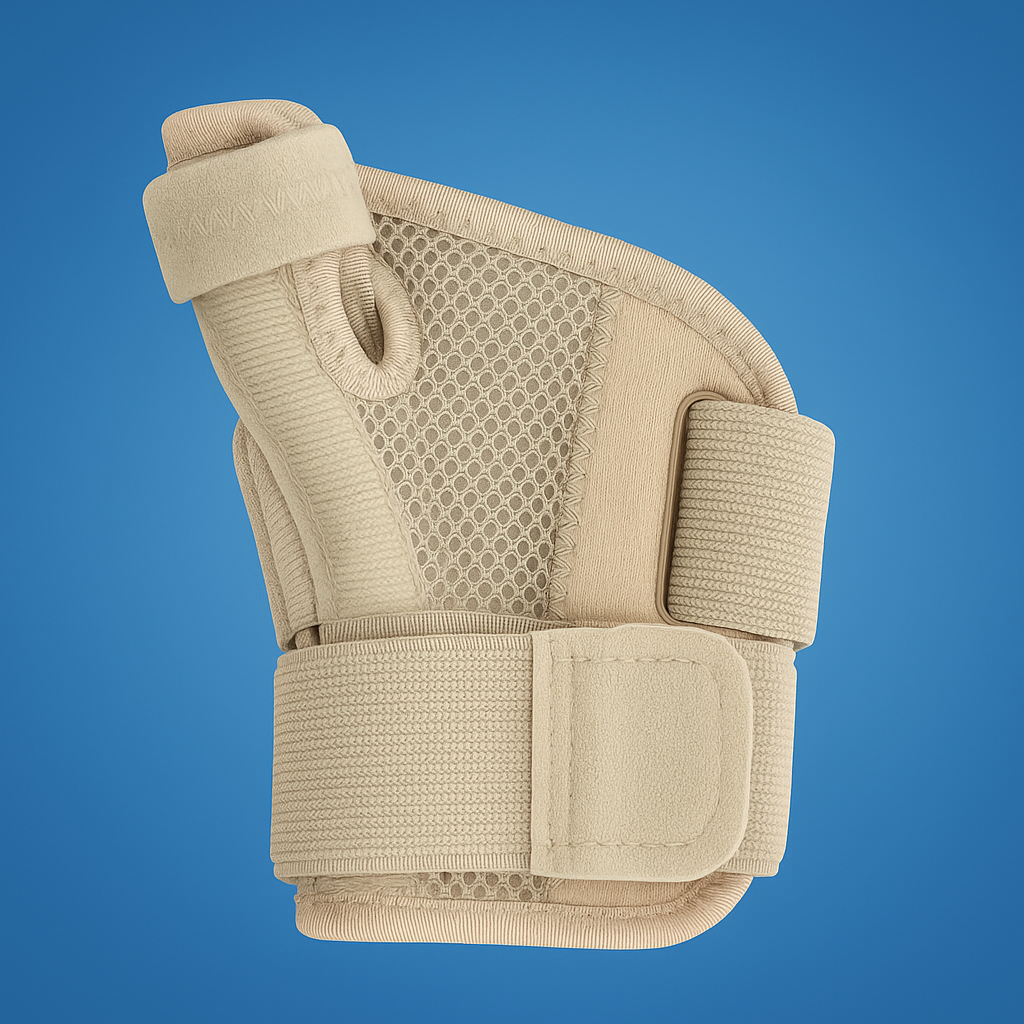 Lindring for De Quervain’s senebetennelse – Pustende justerbar kompresjon – Hverdags- og aktiv bruk Skanto