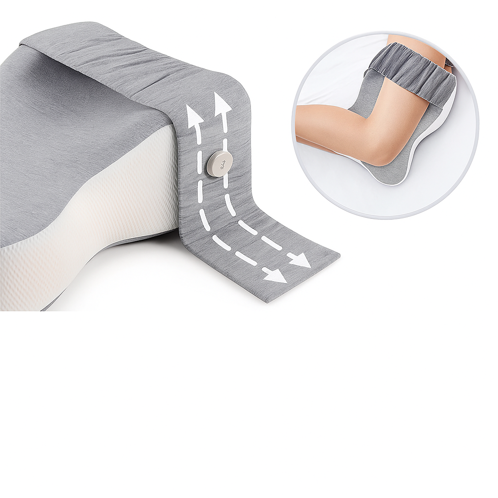 Side Sleeper Alignment – Pustende Minne Skum med Strop – Graviditet og Hofte Støtte Skanto