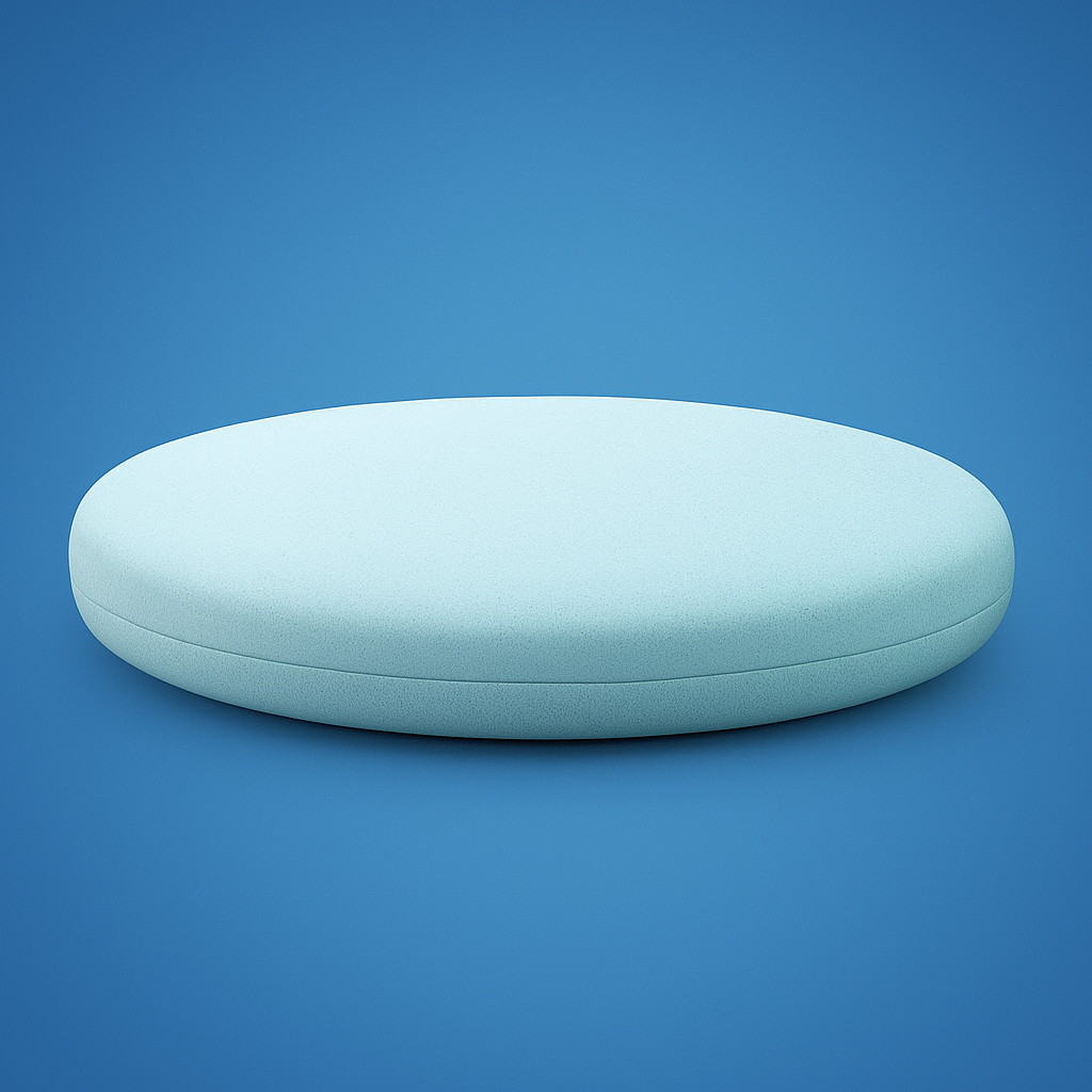 Memory Foam Ryggsmerter Lindring – Ergonomisk Høy Densitet Støtte – Bærbar for Arbeid og Reiser Skanto