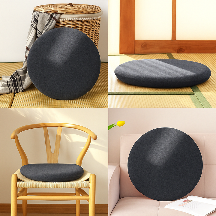 Memory Foam Ryggsmerter Lindring – Ergonomisk Høy Densitet Støtte – Bærbar for Arbeid og Reiser Skanto