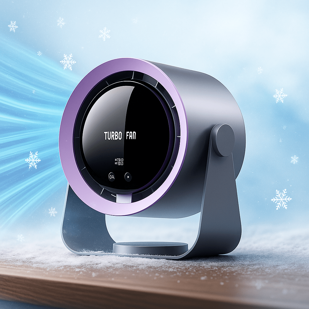 Blade-less Turbo Fan LED Quiet | Skanto