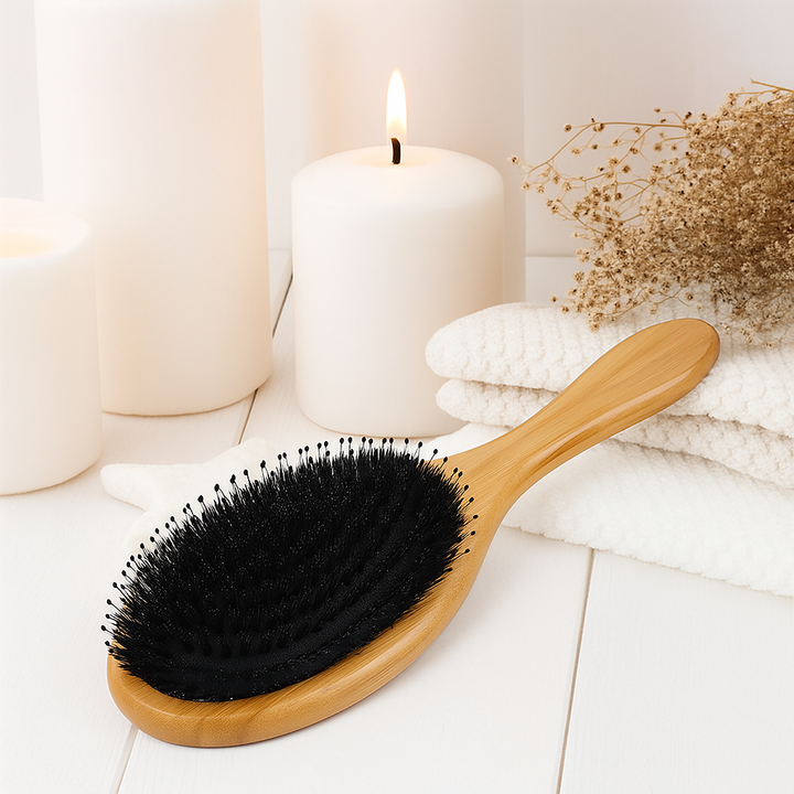 Anti-Frizz Hodebunnsmassasje – Naturlige Dobbelthår – Jevnt Sunt Hår Skanto