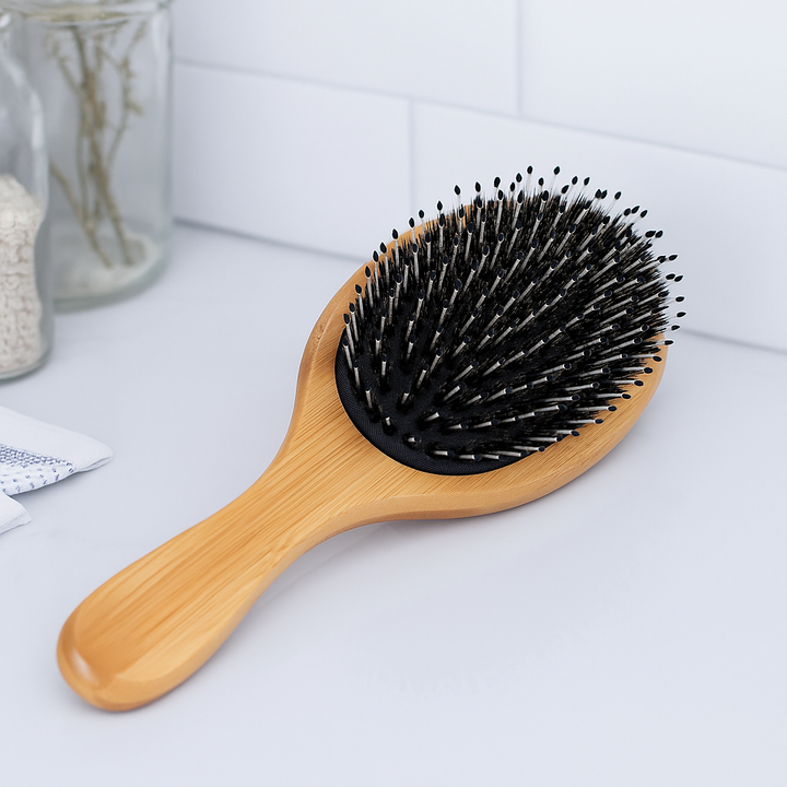 Anti-Frizz Hodebunnsmassasje – Naturlige Dobbelthår – Jevnt Sunt Hår Skanto