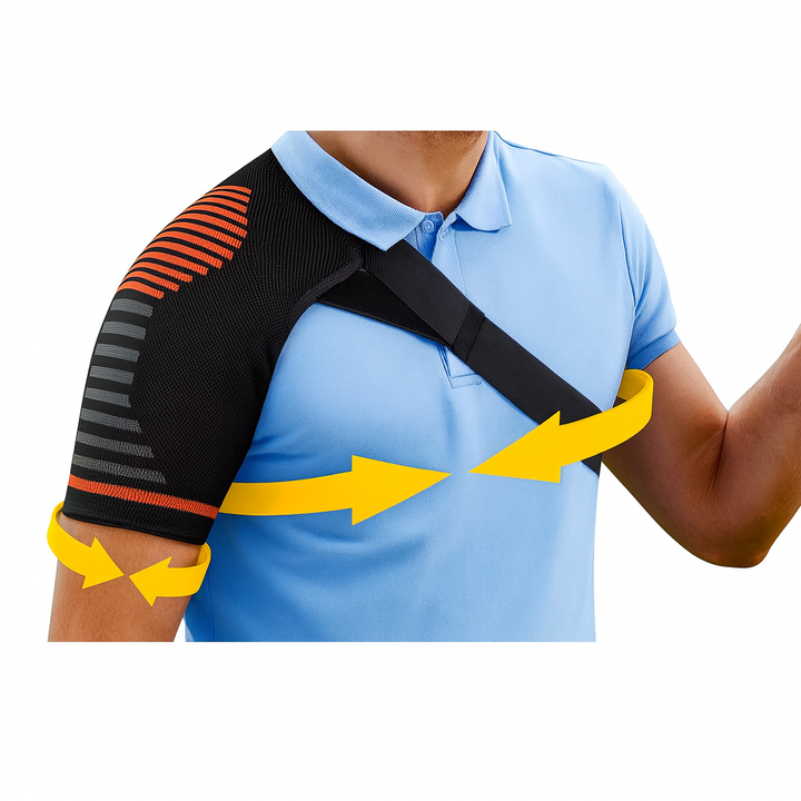 Smertereduksjon & leddstabilitet – Justerbar pustende kompresjonsmansjett – Sport & daglig bruk Skanto