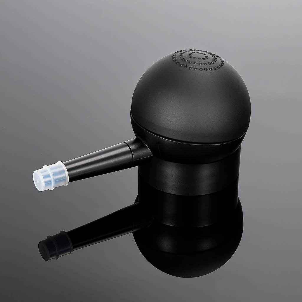 Precision Dyse Pumpe – Fin Spray Kontroll – Rask Naturlig Dekning for Tynnende Hår Skanto