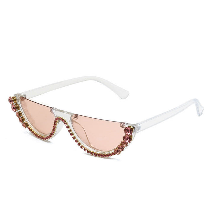 Dame Design-solbrille med glitrende aksenter Skanto