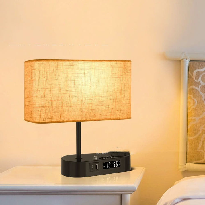 Skanto | ARA - Vekkerklokke med ladetilkobling og bordlampe