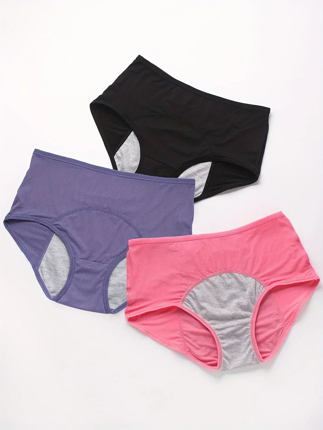 Lekkasje-sikre beskyttelseshorts med høy midje