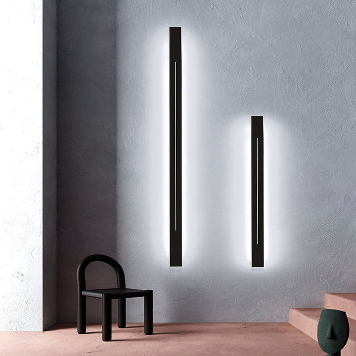 Simplicity Bar Formet LED Veggmontert Lys Metall Stue Vegglampe Belysning | Skanto