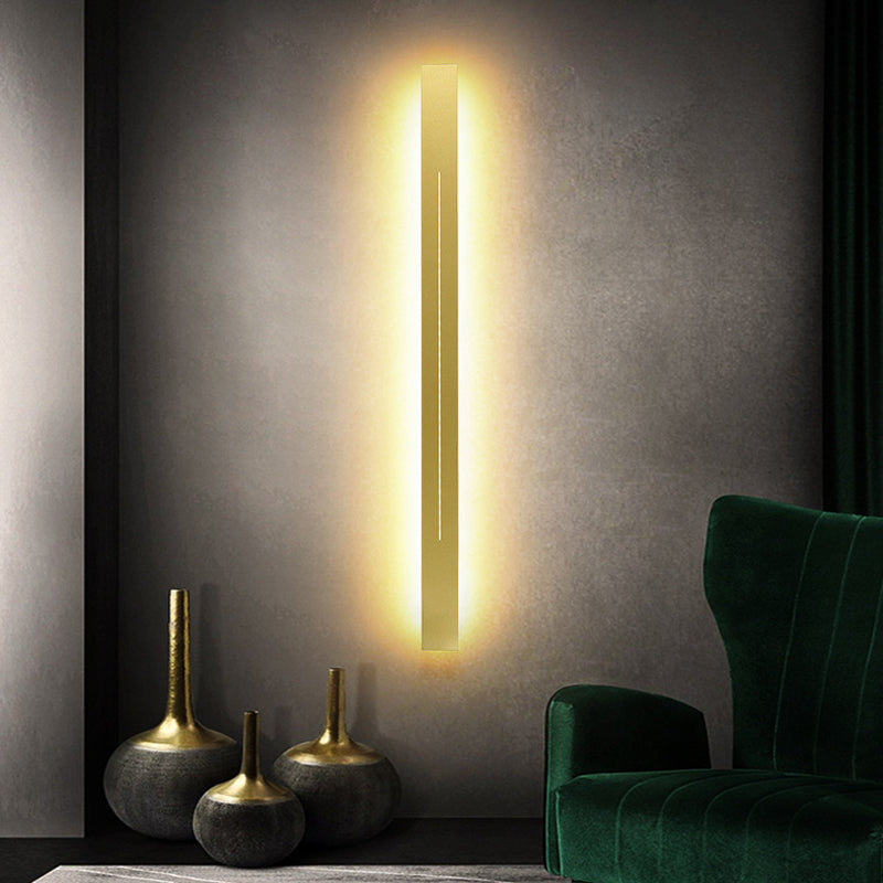 Skanto | Moderne LED Vegglampe i Svart Akryl