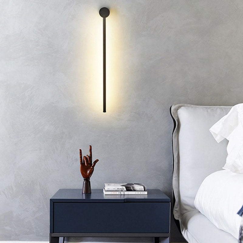 Slim Tube Formet Vegglampe Moderne Metall Stue LED Vegglampe Fixture | Skanto