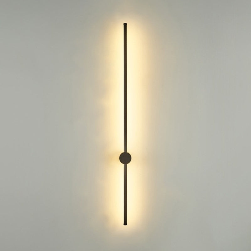 Slim Tube Formet Vegglampe Moderne Metall Stue LED Vegglampe Fixture | Skanto
