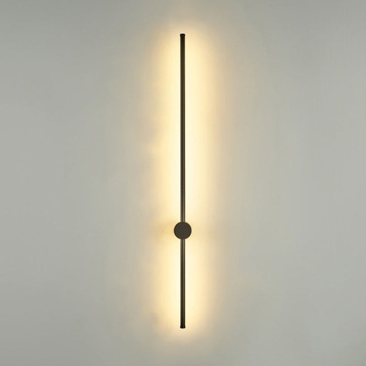 Slim Tube Formet Vegglampe Moderne Metall Stue LED Vegglampe Fixture | Skanto