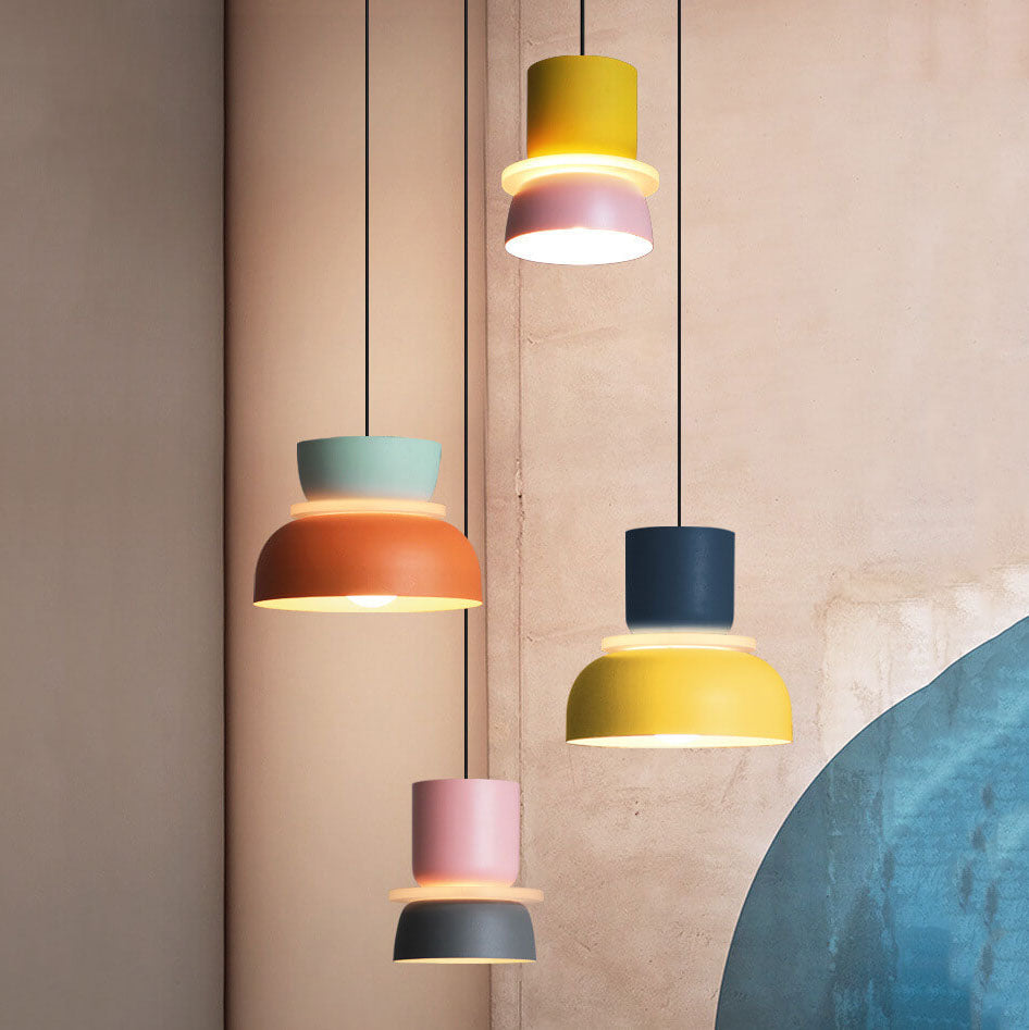 Skanto | Nordisk Fargerik Makron 1 Lyskilde LED Pendellampe