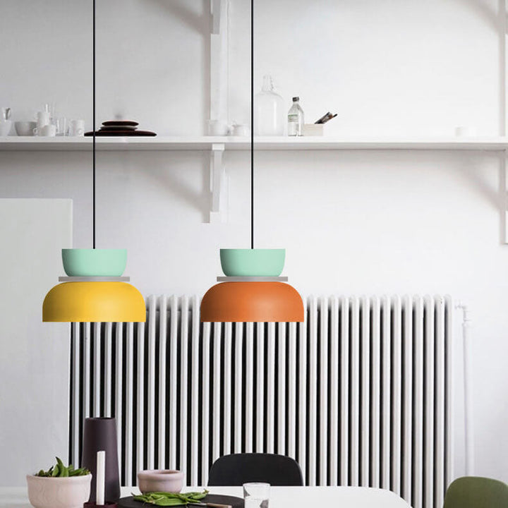 Skanto | Nordisk Fargerik Makron 1 Lyskilde LED Pendellampe