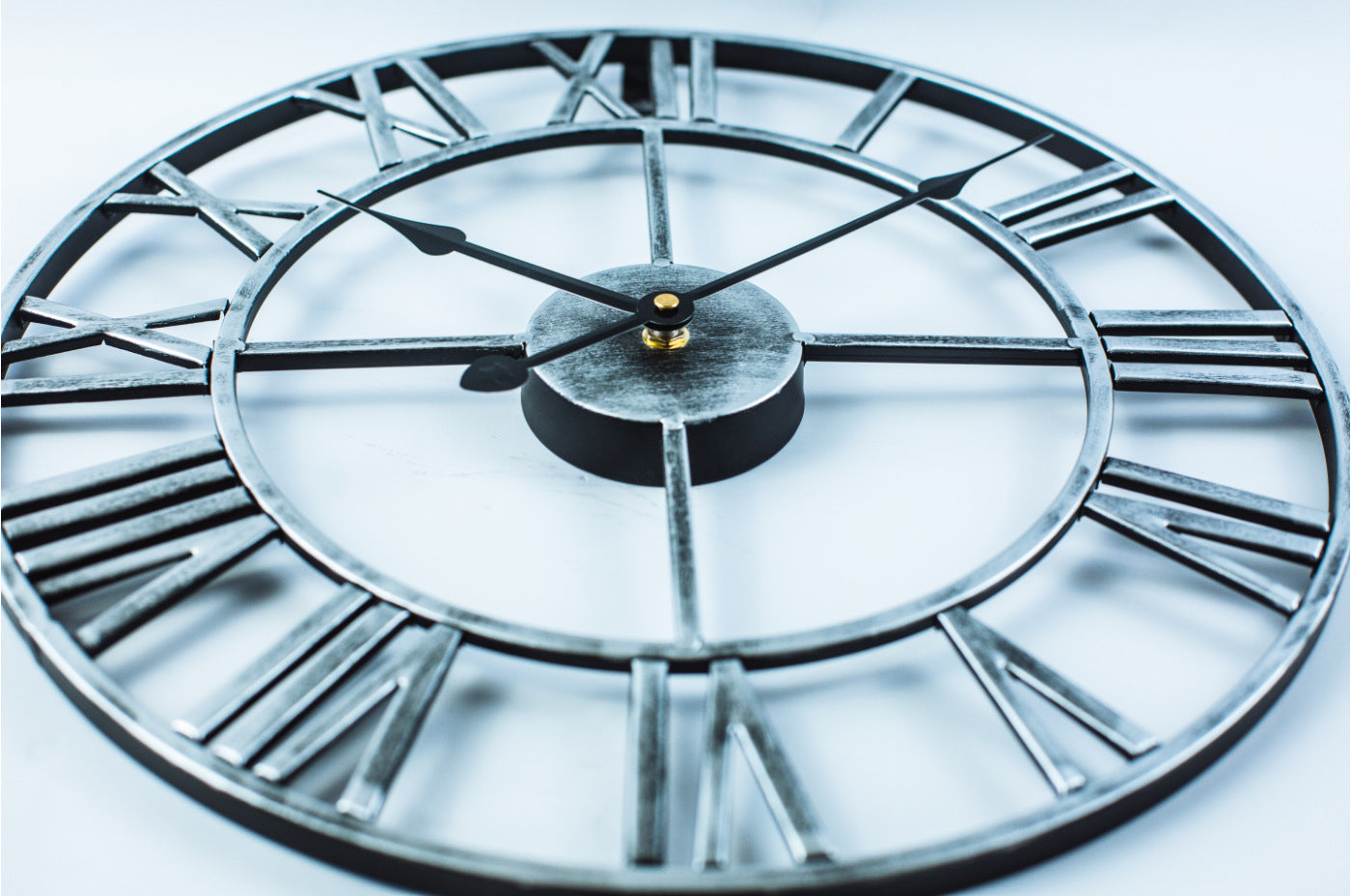 Norvo | Vintage Jern Stor Retro Veggklokke