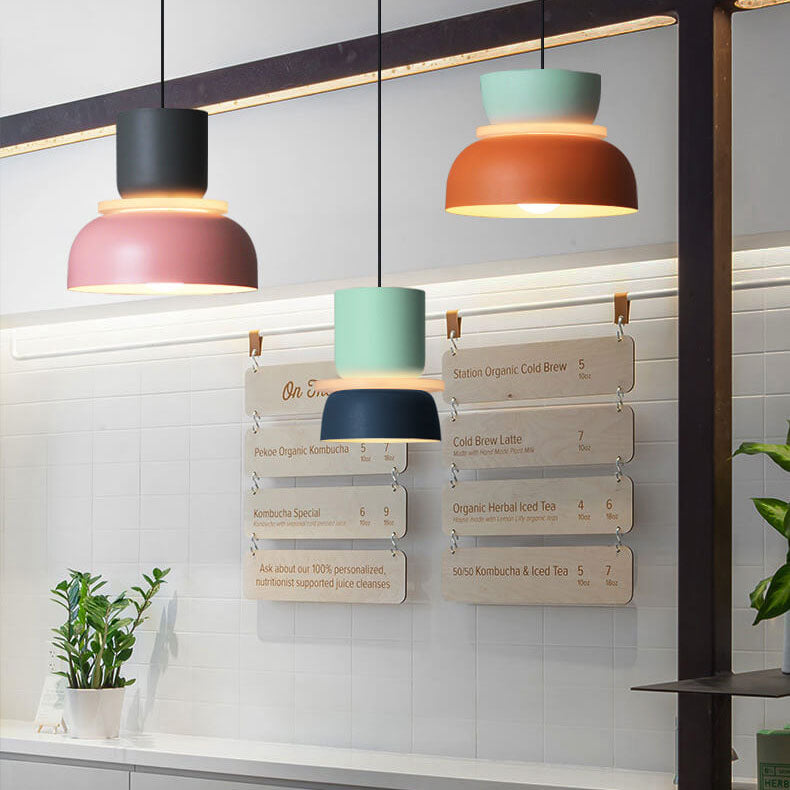 Skanto | Nordisk Fargerik Makron 1 Lyskilde LED Pendellampe
