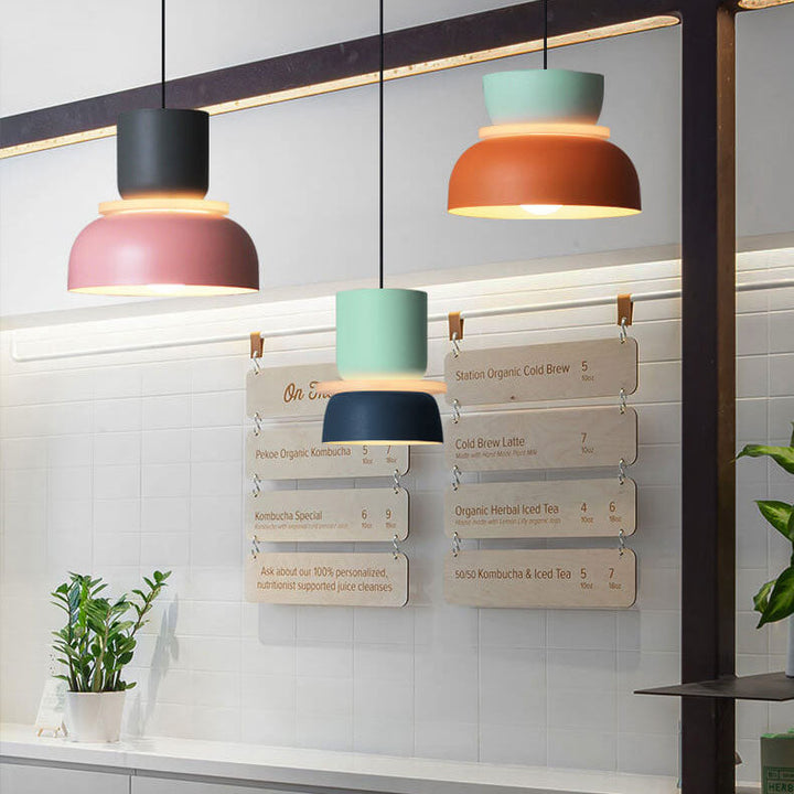 Skanto | Nordisk Fargerik Makron 1 Lyskilde LED Pendellampe