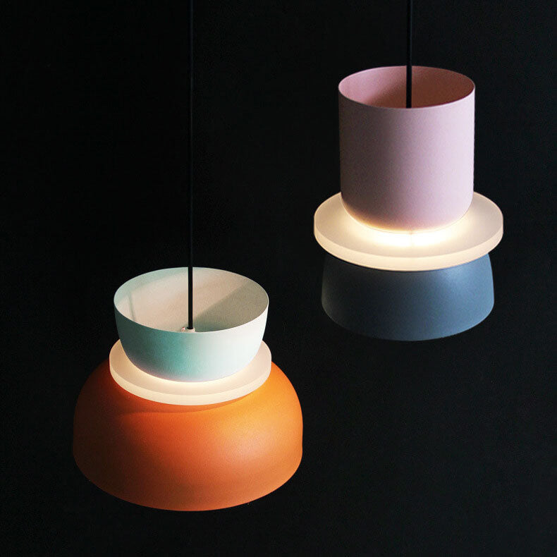 Skanto | Nordisk Fargerik Makron 1 Lyskilde LED Pendellampe