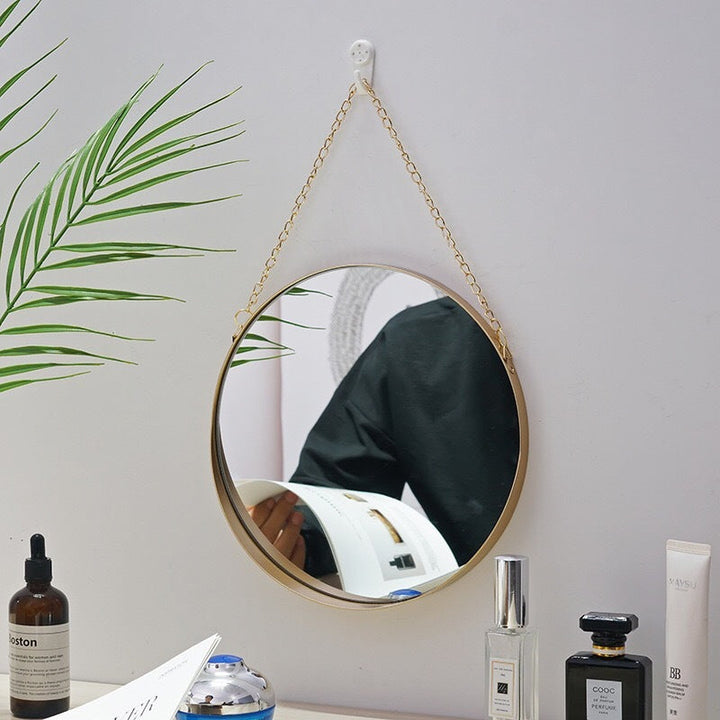 Metal Smidd Jern Badkamer Veggspeil | Skanto