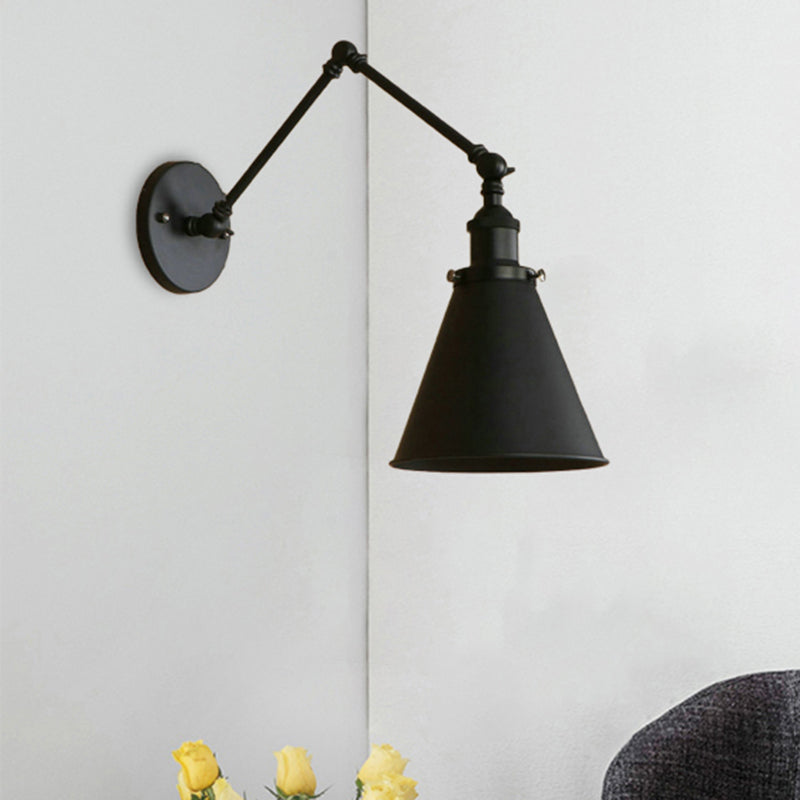 IndustrialFarm – Vegglampe i Svart/Rust med Rustikk Stil Skanto