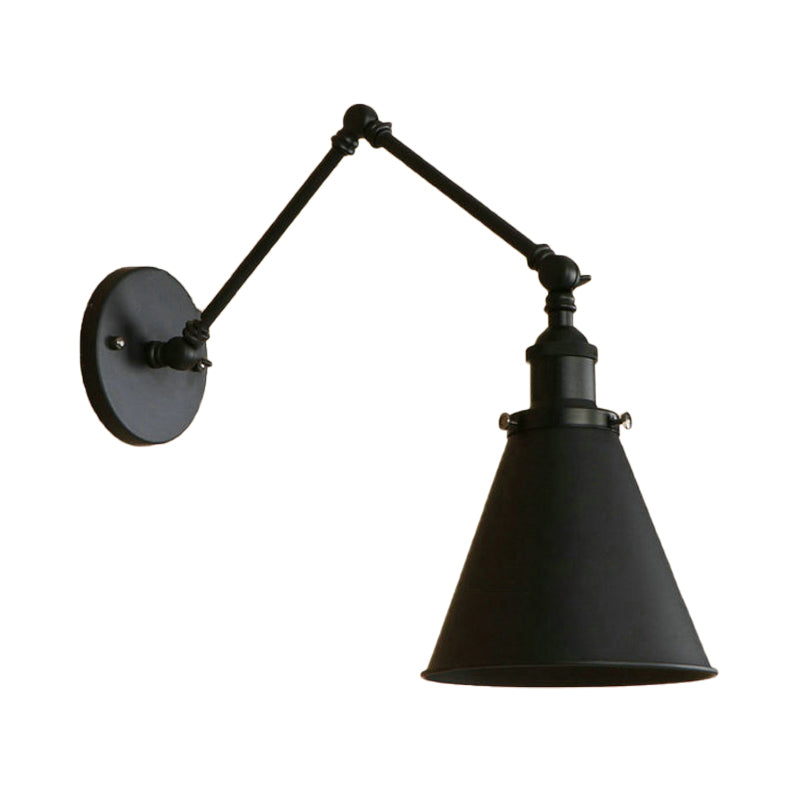IndustrialFarm – Vegglampe i Svart/Rust med Rustikk Stil Skanto