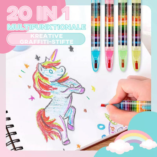 Skanto | 20 I 1 Multifunksjonelle Kreative Graffiti Penner