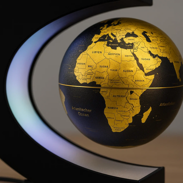 Skanto | AstroGlobe LED Verdens Globe – Flytende Globe Lampe med Magnetisk Oppheng