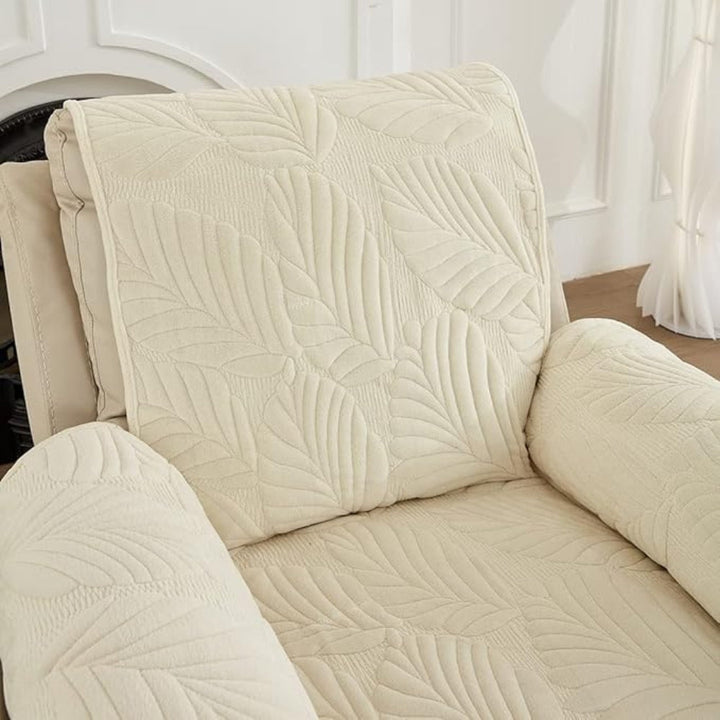 Skanto | Verdant Leaf Pattern Recliner Cover