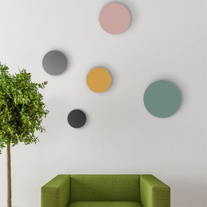Skanto | GlowOrb Minimalistisk Rund LED Vegglampe | Fargevariasjon | Dimmbar Lys
