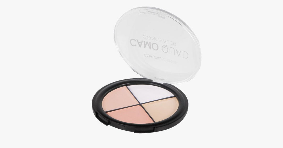Skanto | Camo Quad Concealer Palette for perfekt dekning - Kompakt og praktisk med 4 nyanser i ett palett
