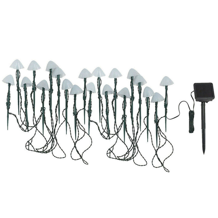 Skanto | LED Solcelle Lyskjede Bakke Stake Sopplamper